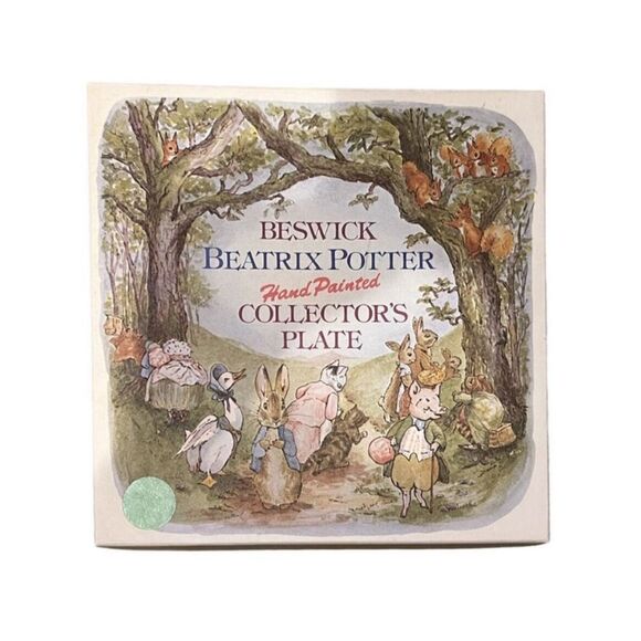 Vintage Beatrix Potter 1981 Third Edition Hand Painted Collector’s Plate - Picture 12 of 12